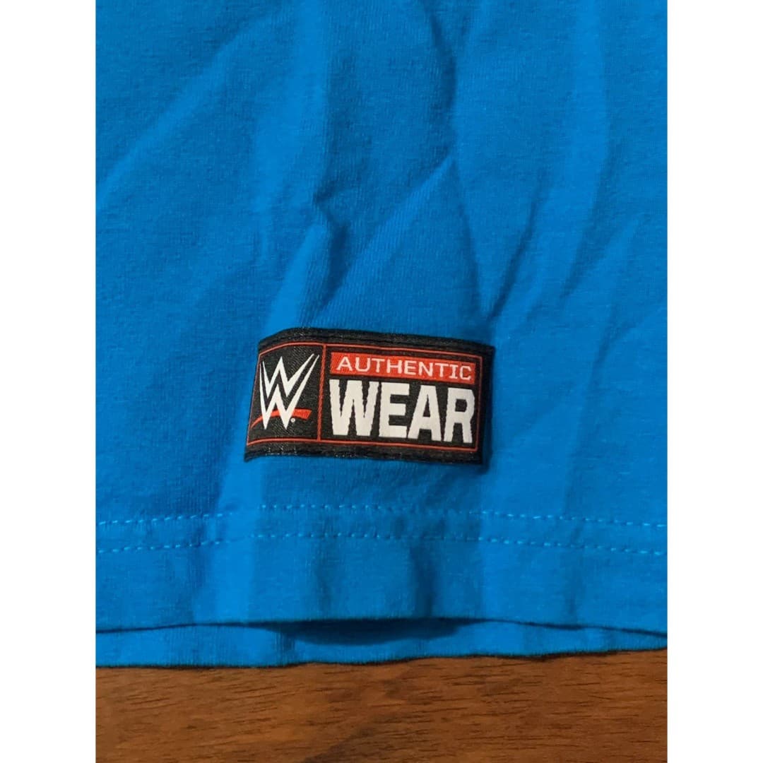 John Cena WWE Authentic Bright Blue T-Shirt - Thumbnail 4