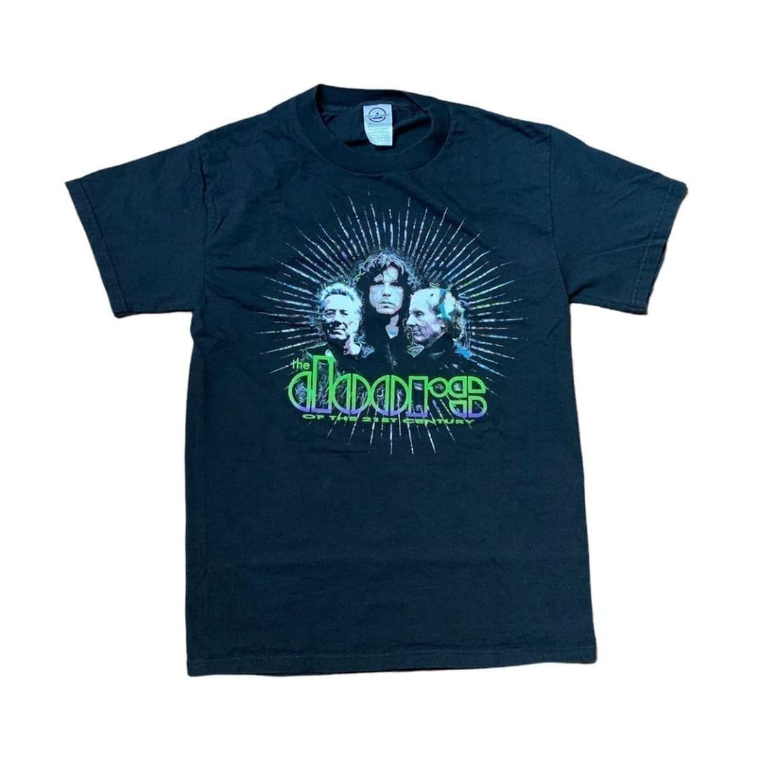 2005 THE DOORS 21st CENTURY OFFICIAL BAND CONCERT MUSIC T-SHIRT SMALL