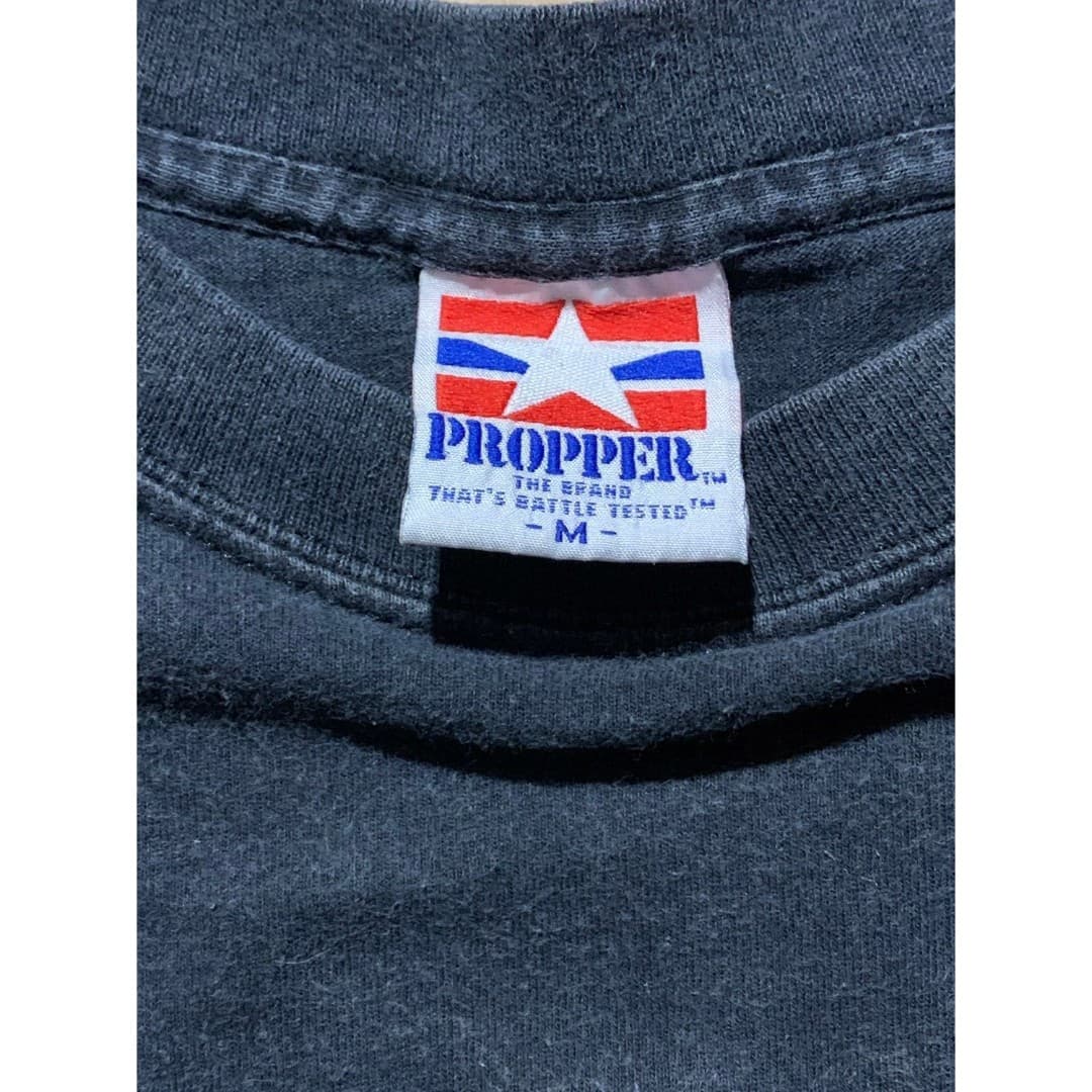 90s Vintage USA Army T Shirt M Military United States PROPPER This We’ll Defend - Thumbnail 4