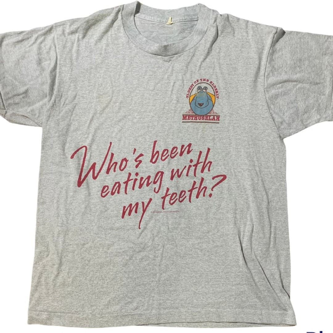 Vintage 80s Eldest of the Elderly Methuselah shirt