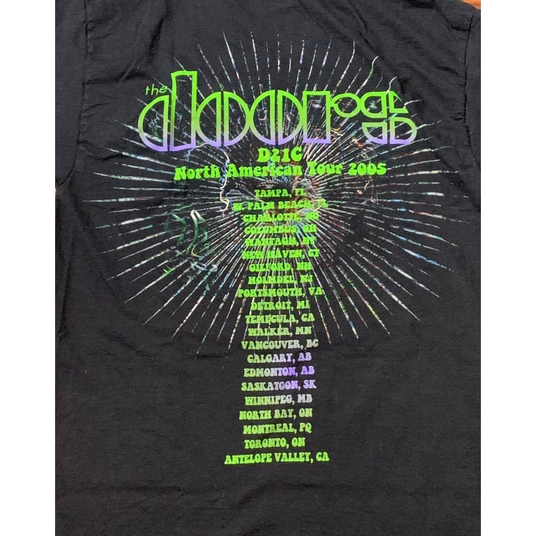 2005 THE DOORS 21st CENTURY OFFICIAL BAND CONCERT MUSIC T-SHIRT SMALL - Thumbnail 4