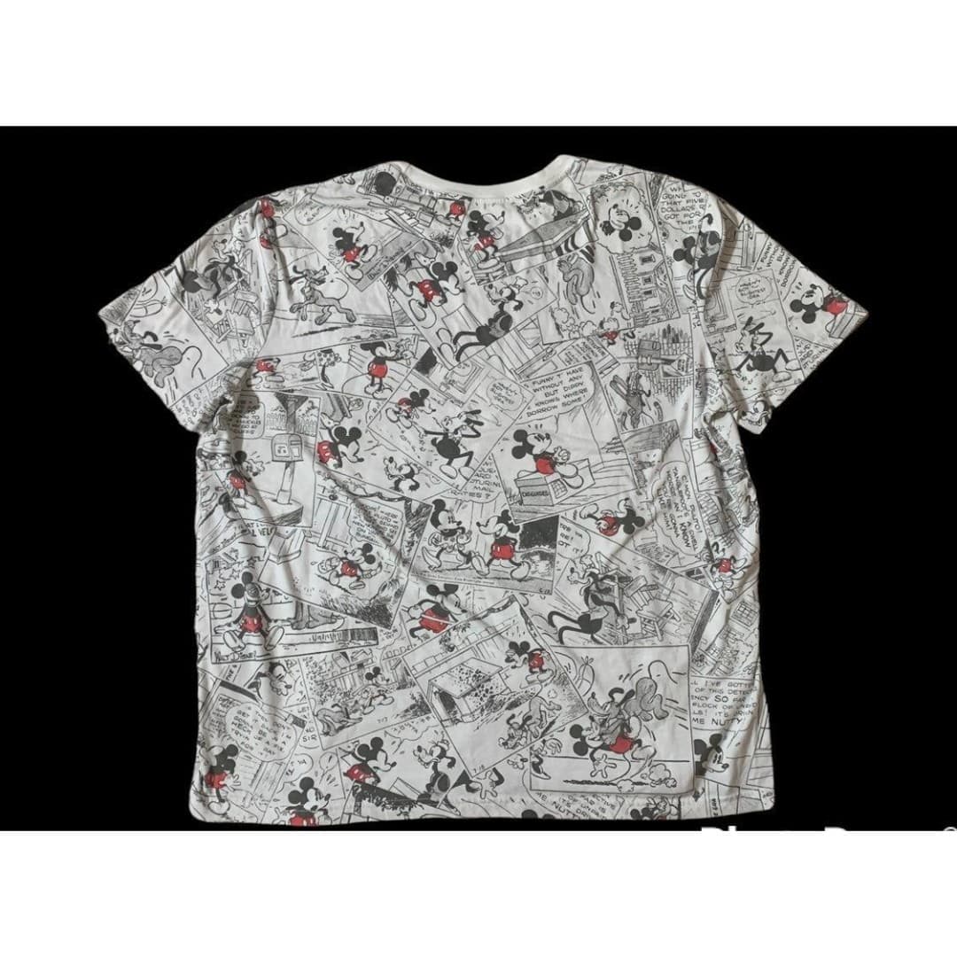 Mens Disney Mickey Mouse Comic Strip Newspaper T-Shirt - Thumbnail 7