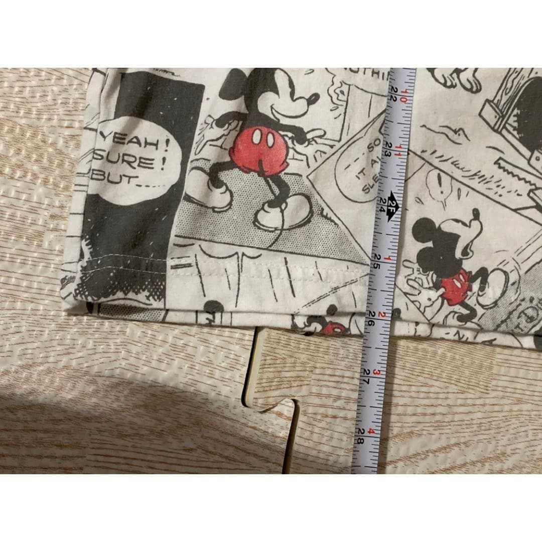 Mens Disney Mickey Mouse Comic Strip Newspaper T-Shirt - Thumbnail 4