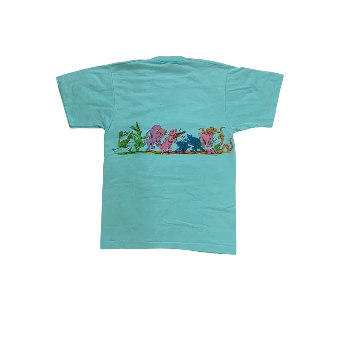Vintage Single Stitch Texas Heritage Festival Party Animals Medium T-Shirt 80s - Thumbnail 2
