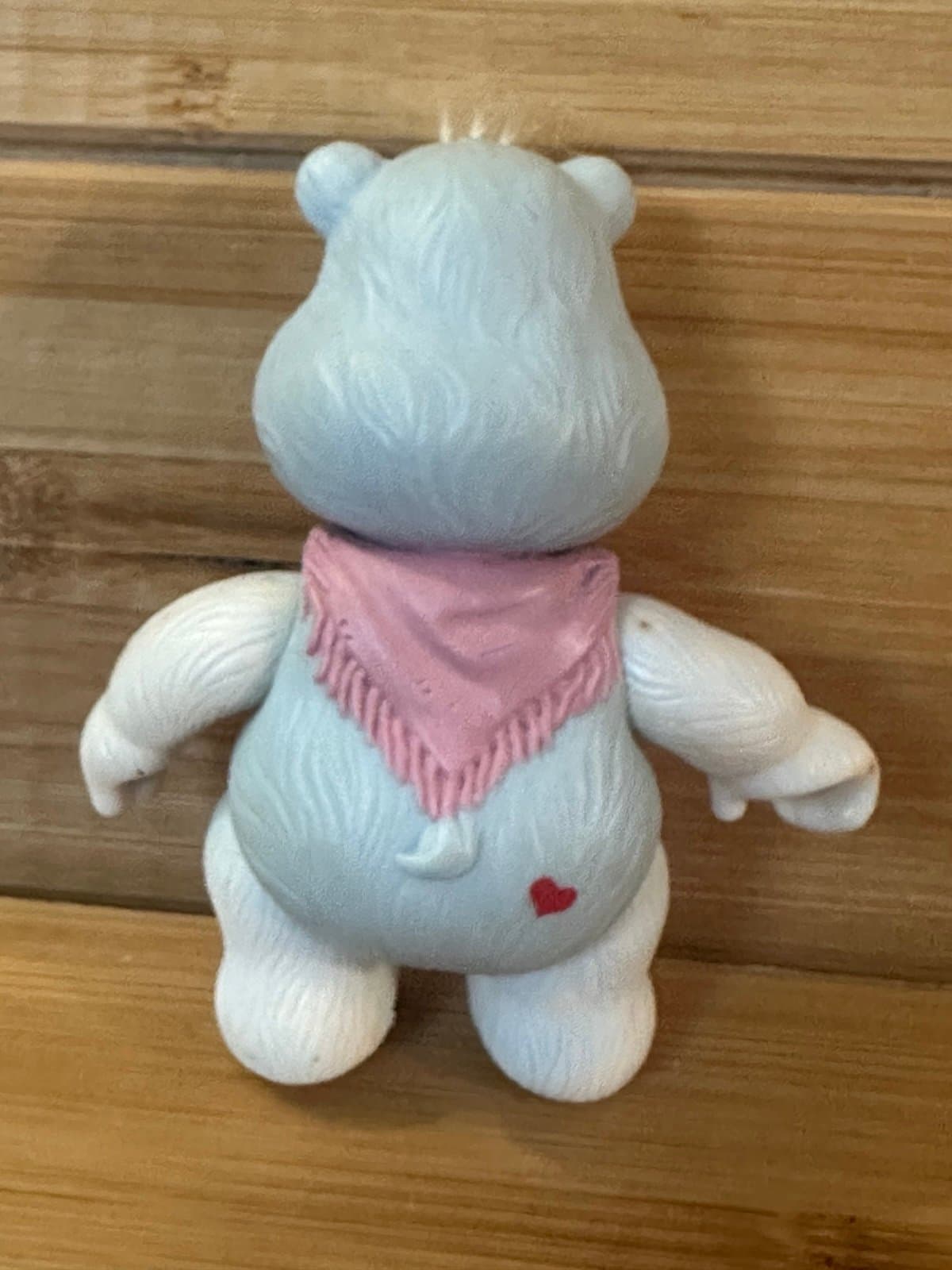Vintage 1984 Kenner Care Bears Grams Bear Poseable Figure Gray - Thumbnail 4