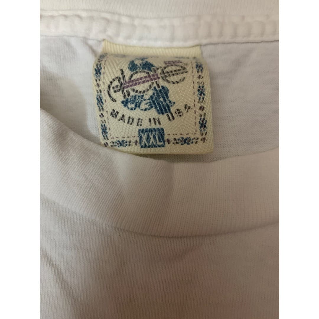 Vintage Alore Birds Flowers And Birdfeeders 90s T Shirt XXL Single Stitch USA - Thumbnail 3