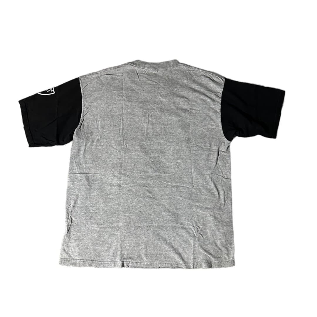 Vintage Y2K NFL Raiders Colorblock T-Shirt Tee Mens Large - Thumbnail 3
