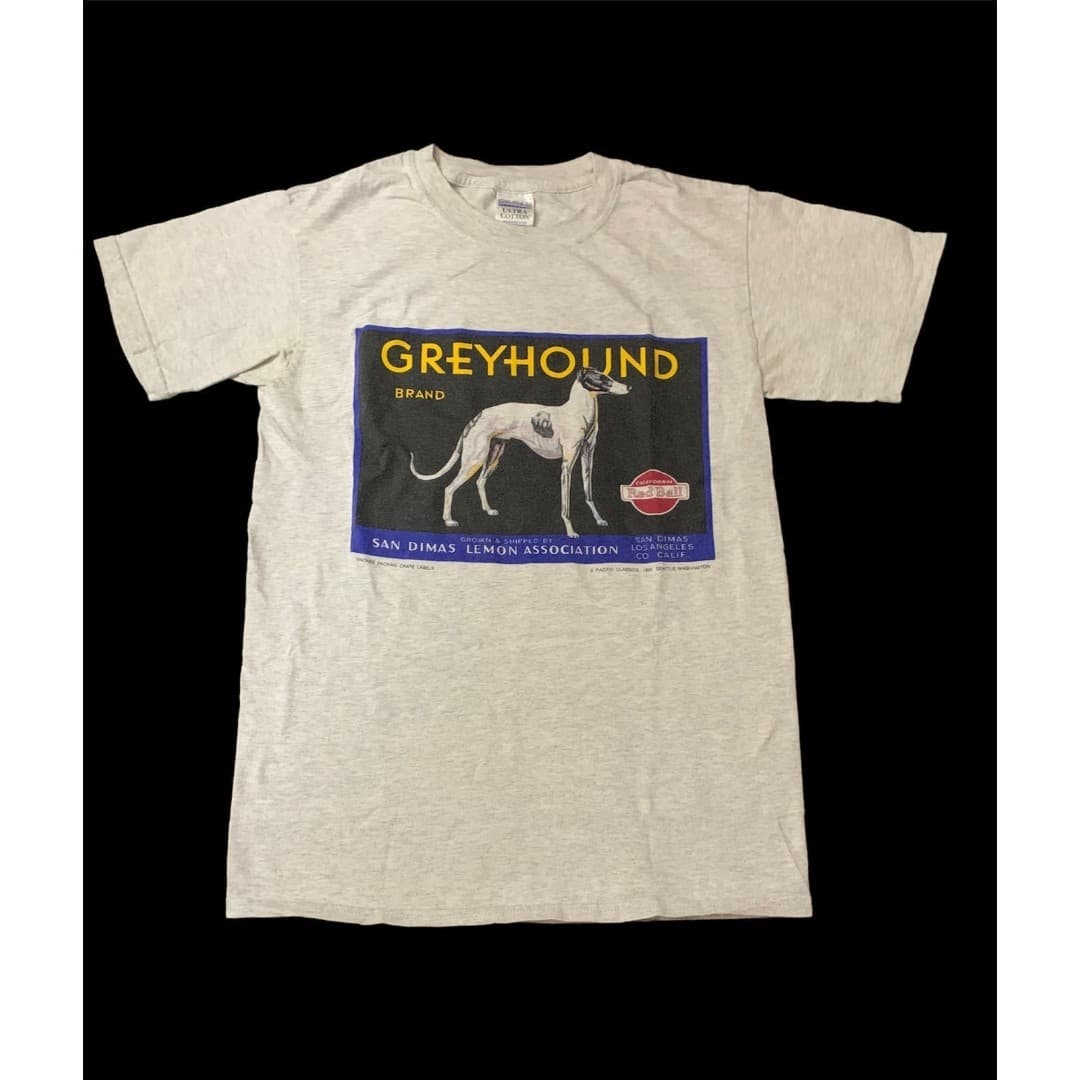 Vintage Greyhound Brand Citrus Fruit T-Shirt Mens small 1995 Advertising Tee