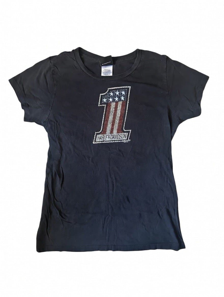 Harley Davidson Fort Lauderdale Women’s Bling Tee Large #1