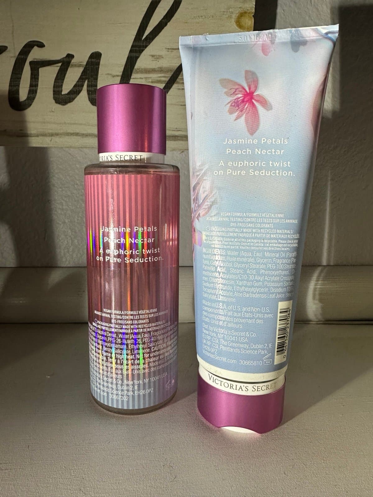 Victoria's Secret Pure Seduction Bliss SET Fragrance Mist Spray & Body Lotion - Thumbnail 2