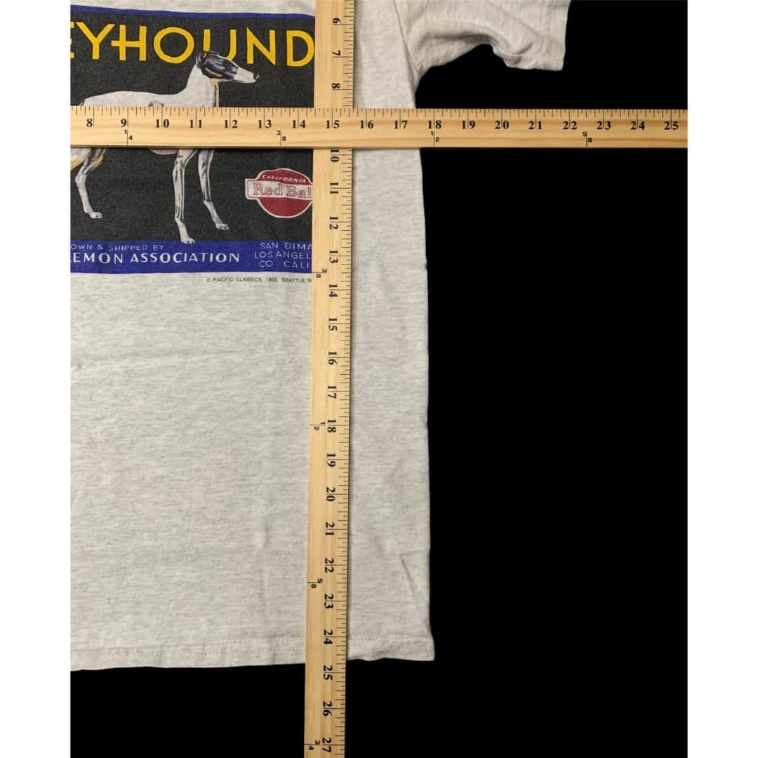 Vintage Greyhound Brand Citrus Fruit T-Shirt Mens small 1995 Advertising Tee - Thumbnail 6
