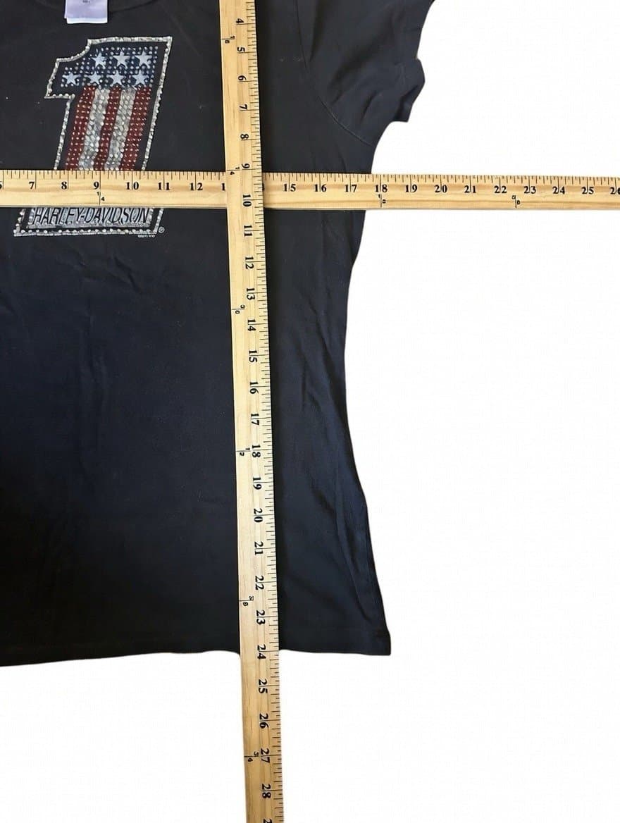 Harley Davidson Fort Lauderdale Women’s Bling Tee Large #1 - Thumbnail 4