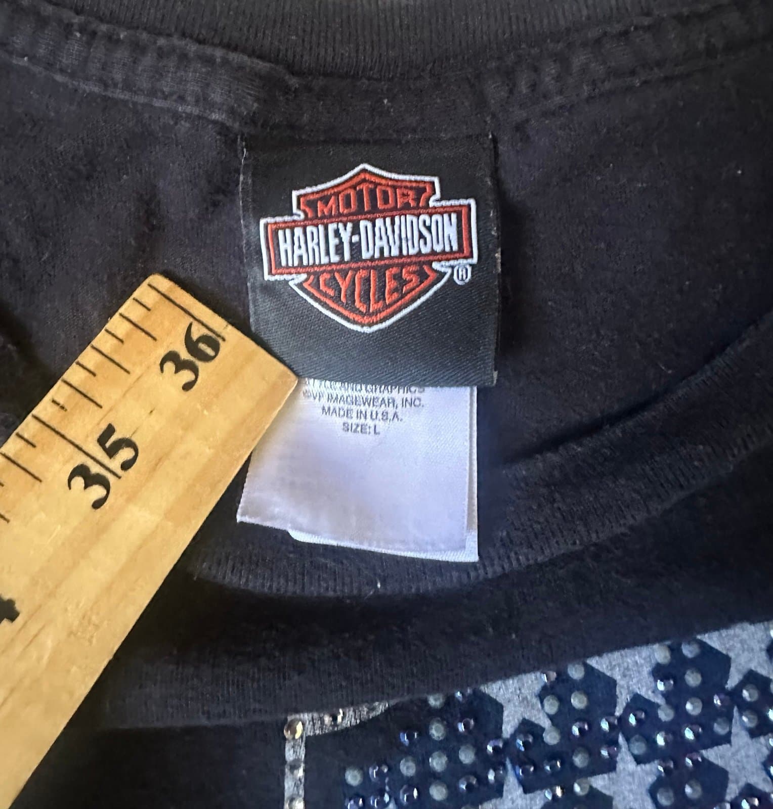 Harley Davidson Fort Lauderdale Women’s Bling Tee Large #1 - Thumbnail 5