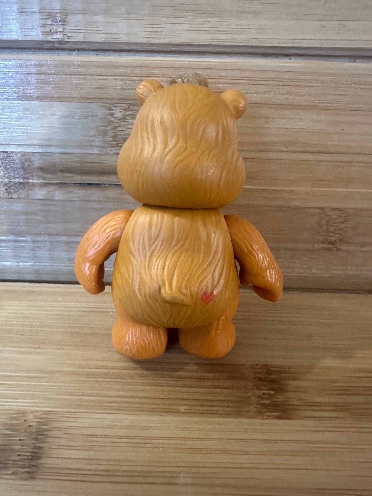 Vintage 1983 Kenner Care Bear Poseable Figure Tenderheart Bear Tender Heart - Thumbnail 3