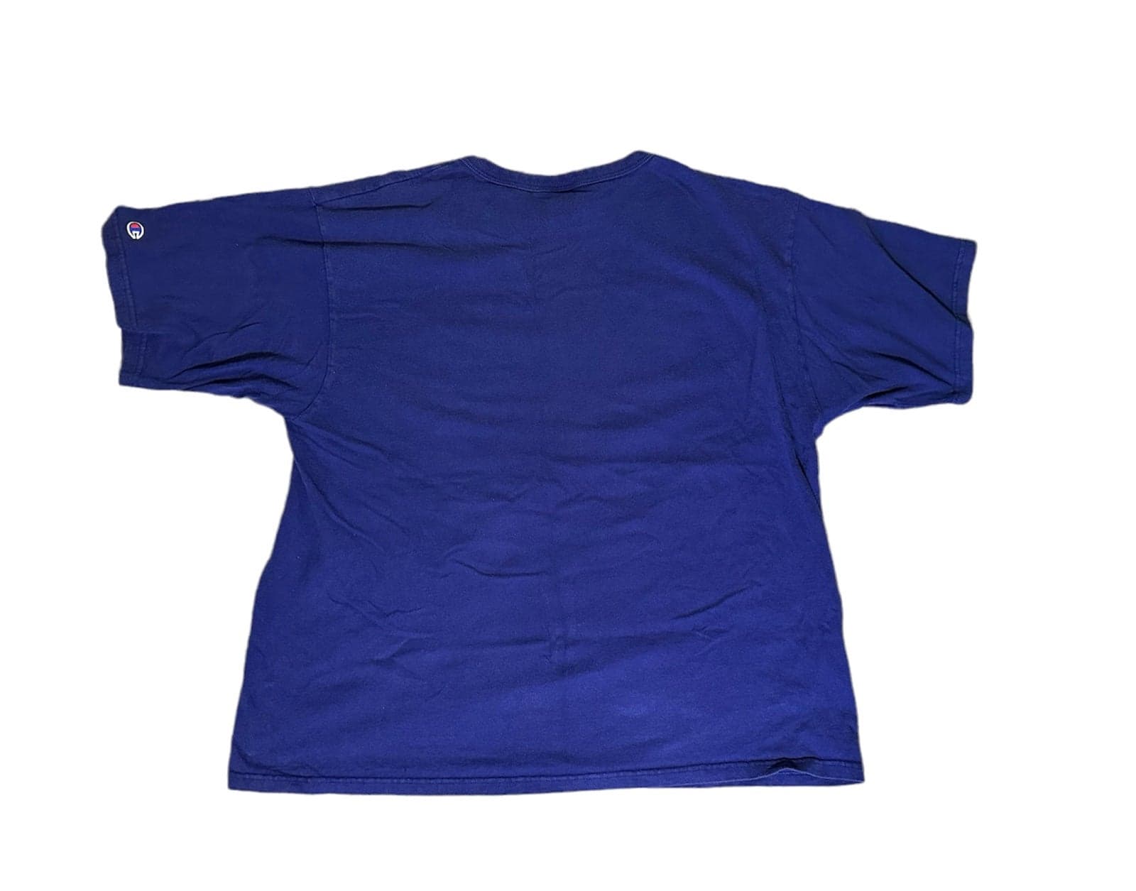 Vintage 90s Basic Blue Champion Script Logo T Shirt Mens Size XXL basic crewneck - Thumbnail 3