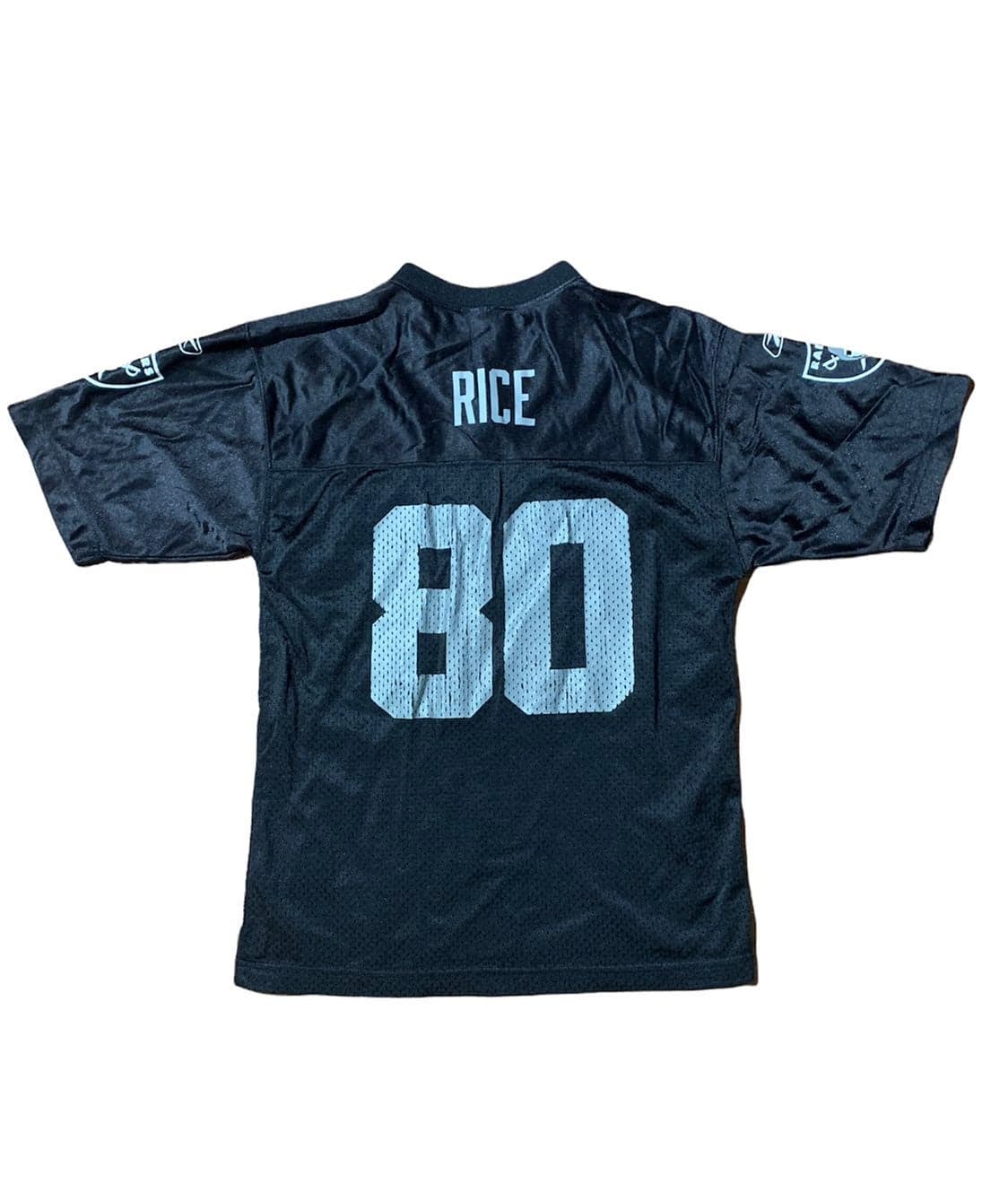 Vintage Youth Large Reebok NFL Raiders Jerry Rice Jersey