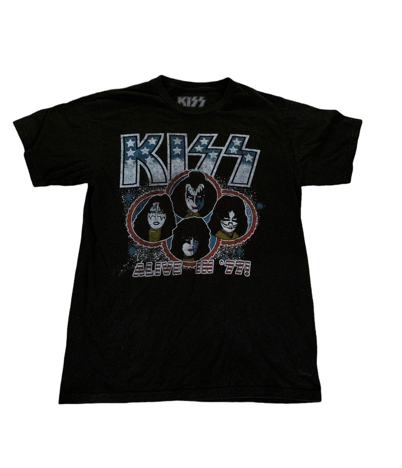 Mens Medium Retro KISS Band T-Shirt