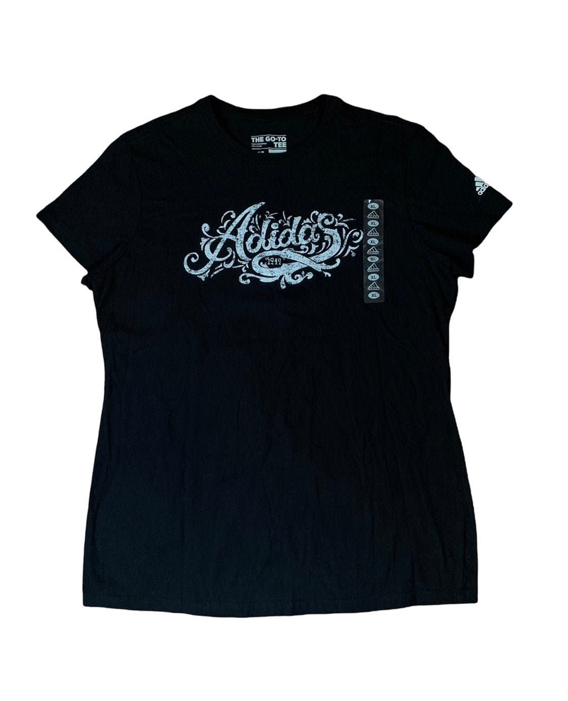 Adidas Spell-Out Graphic Tee Womens XL