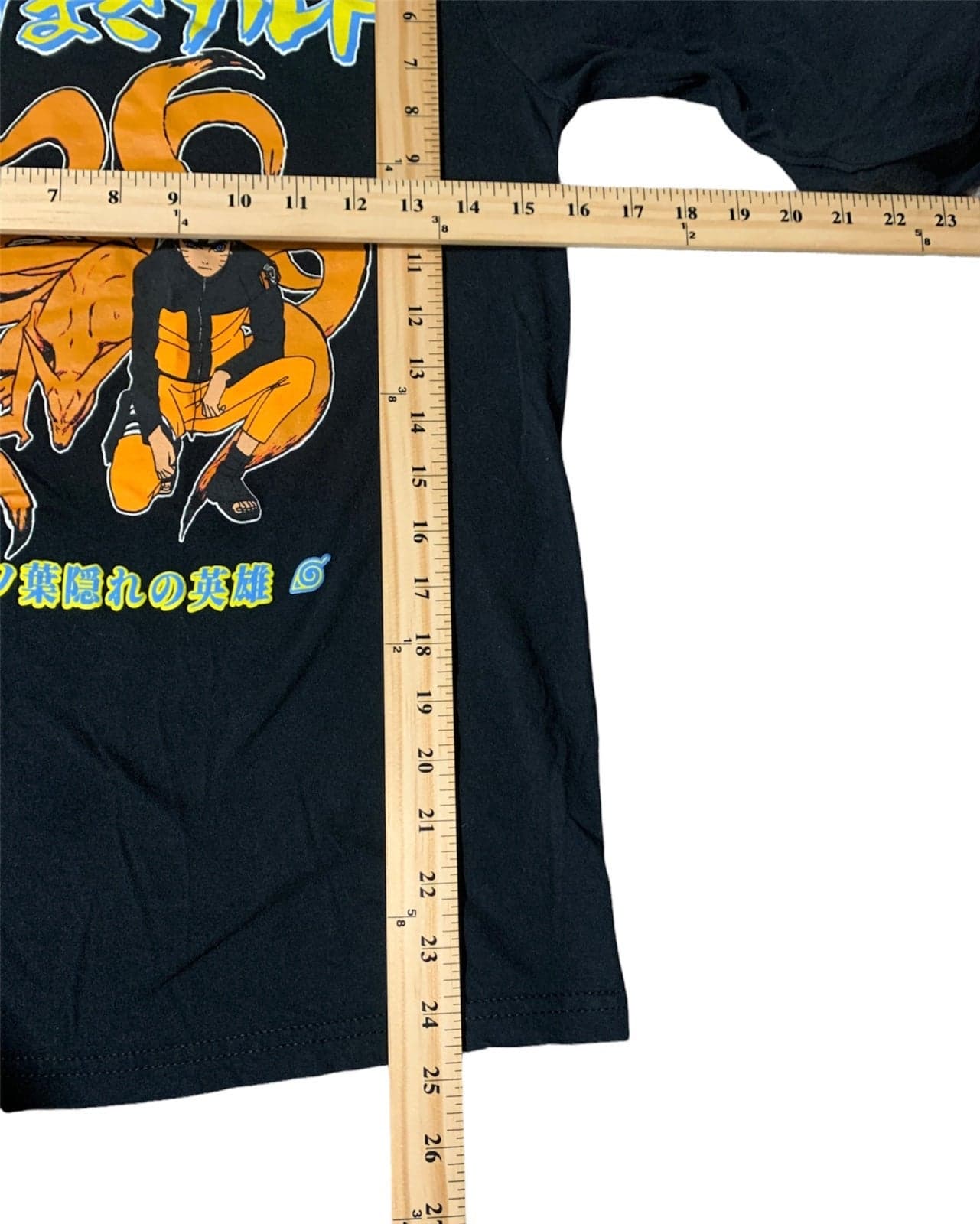 Naruto Shippuden Shonen Jump mens Size S long sleeve Shirt Ninja Nine Tails - Thumbnail 5