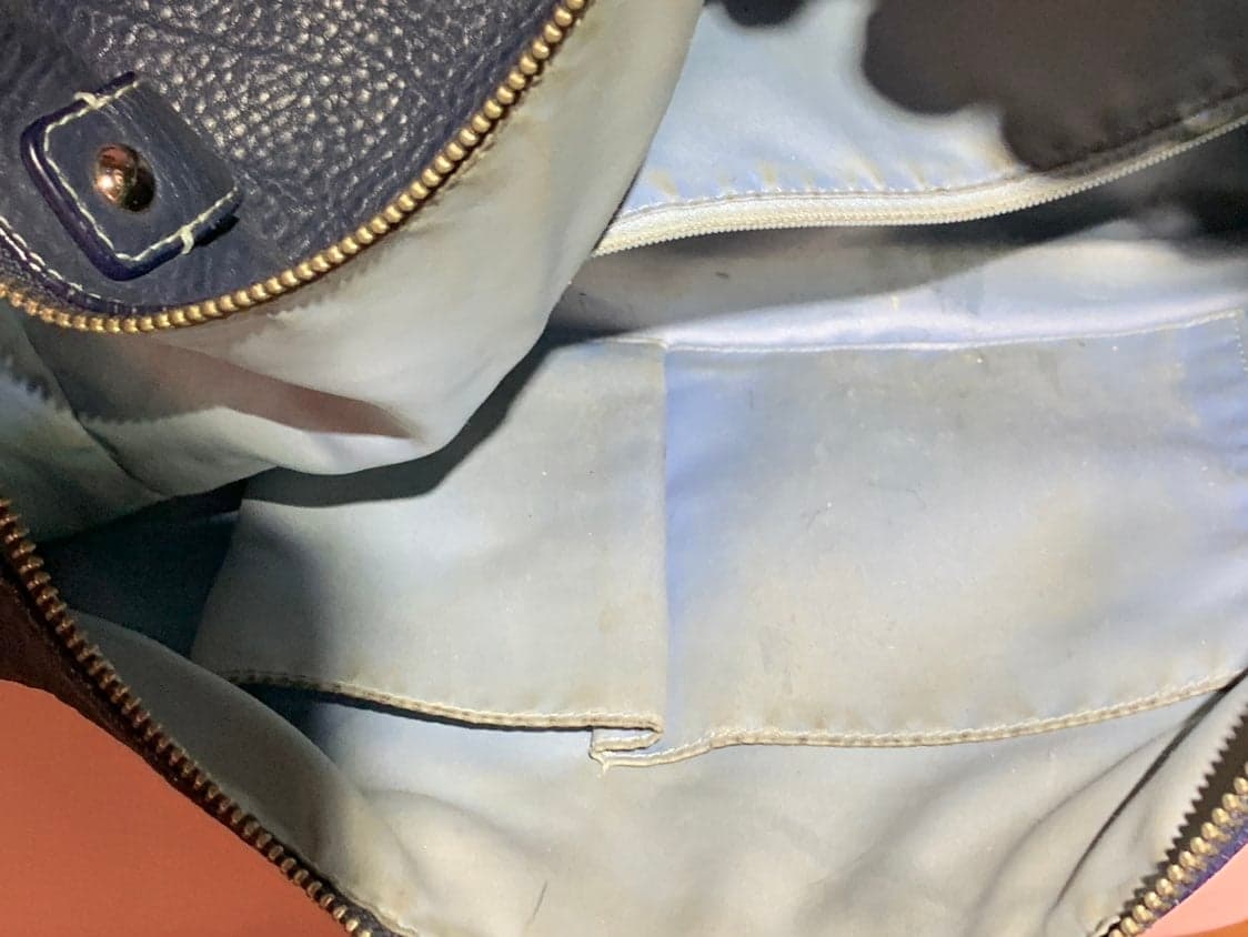 Coach Navy leather Purse - Thumbnail 8