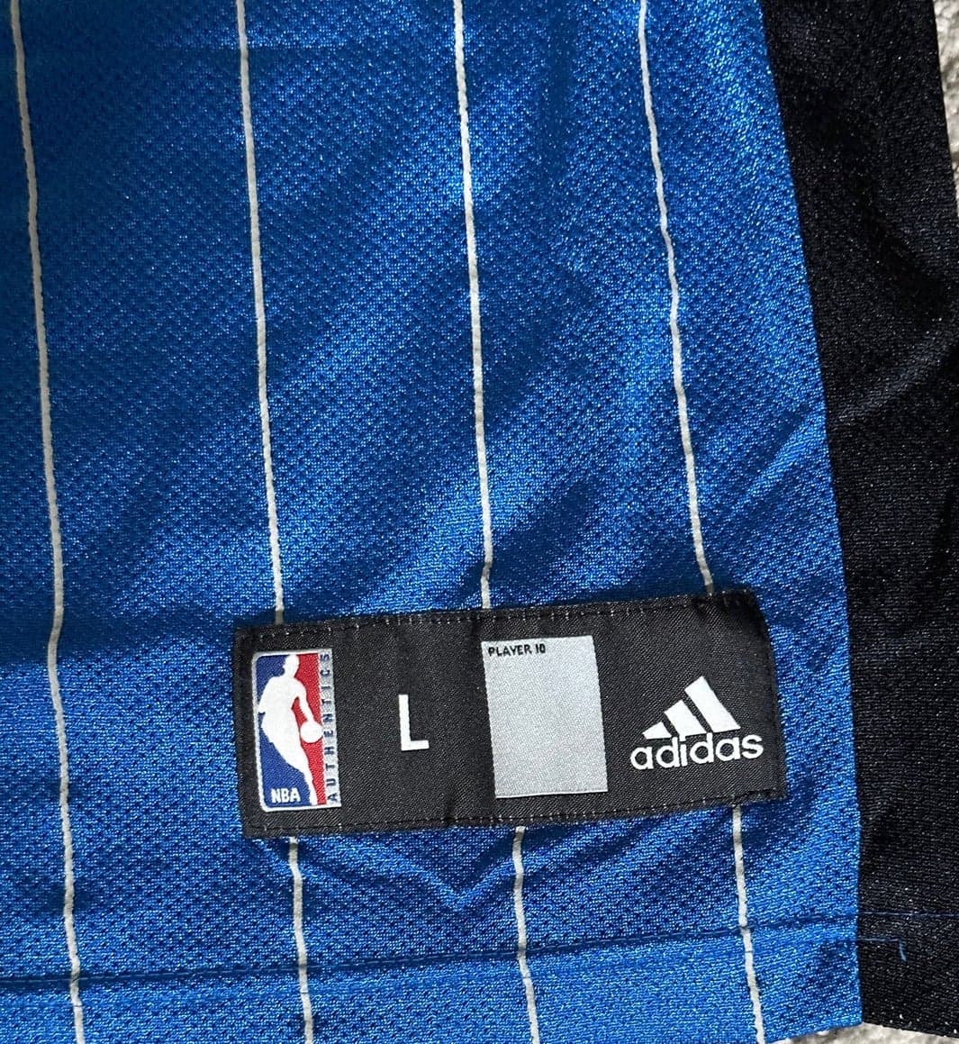 Adidas DWIGHT HOWARD Blue ORLANDO MAGIC Youth Sz Large JERSEY Boys NBA - Thumbnail 3
