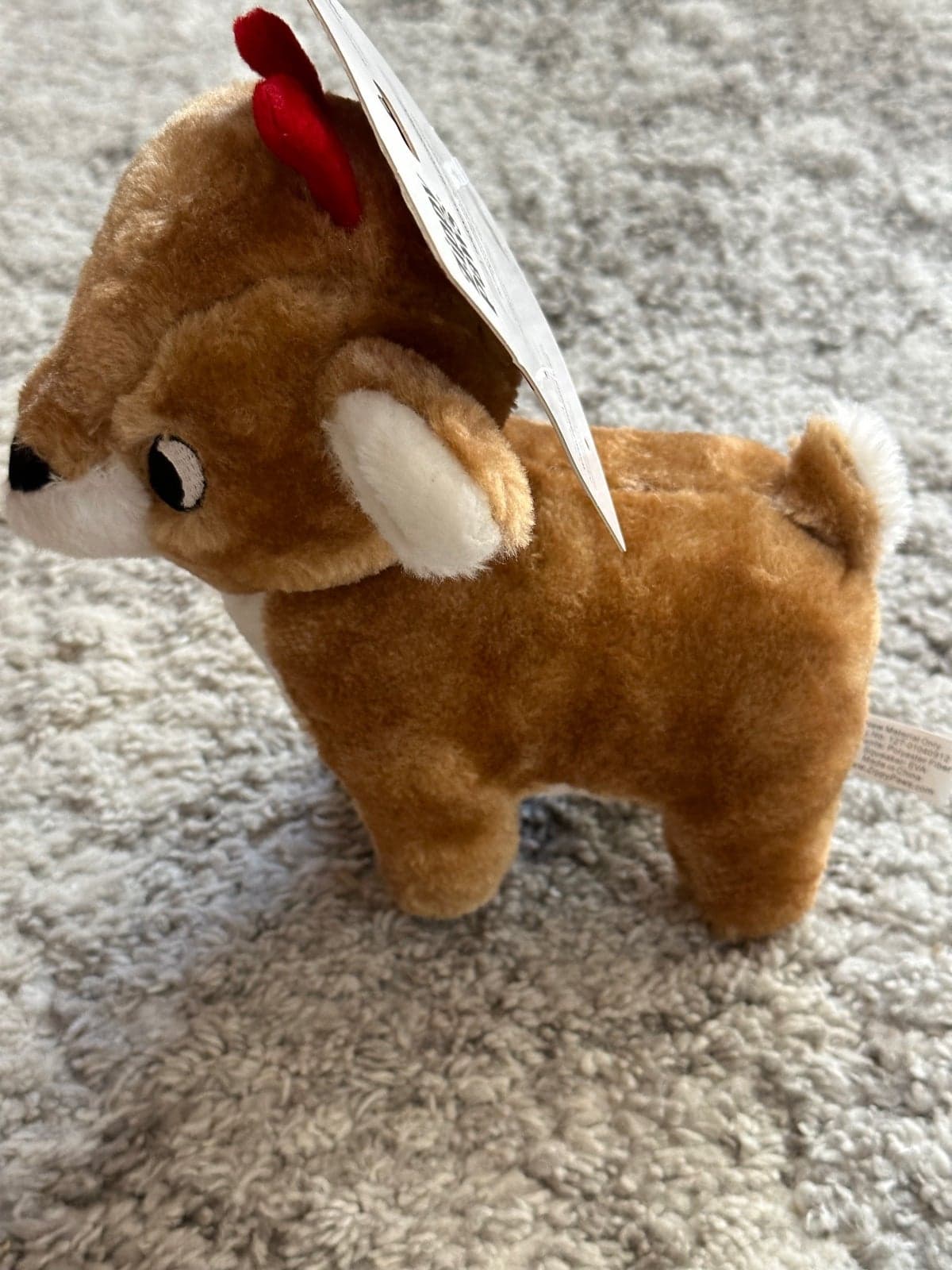 *NEW* Zippy Paws 8' Holiday Reindeer Squeaky Toy For Dogs - Thumbnail 2