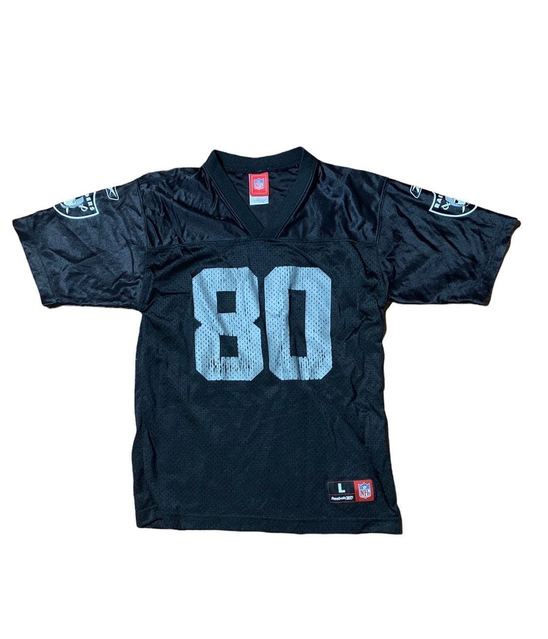 Vintage Youth Large Reebok NFL Raiders Jerry Rice Jersey - Thumbnail 2