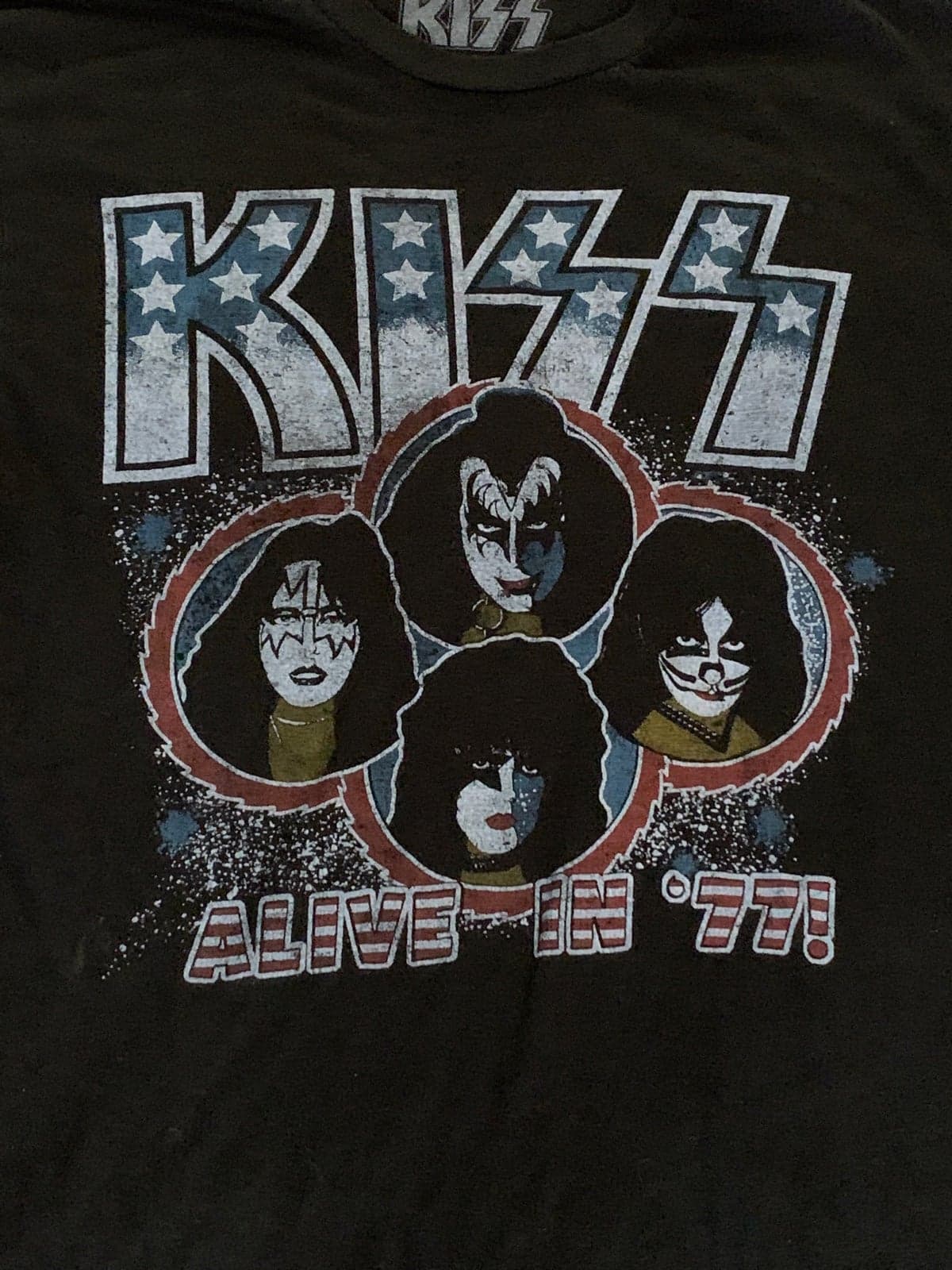 Mens Medium Retro KISS Band T-Shirt - Thumbnail 2