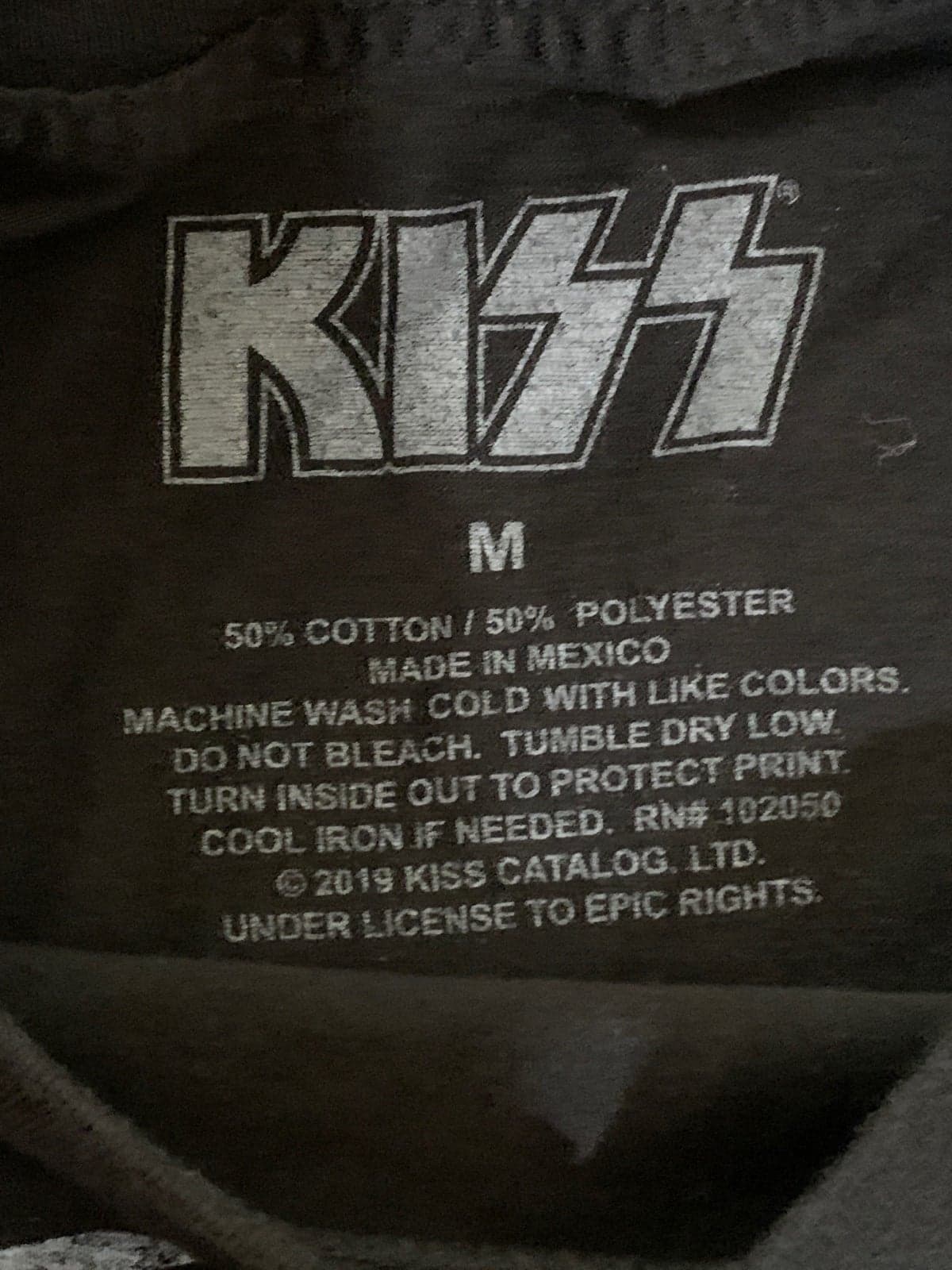 Mens Medium Retro KISS Band T-Shirt - Thumbnail 4
