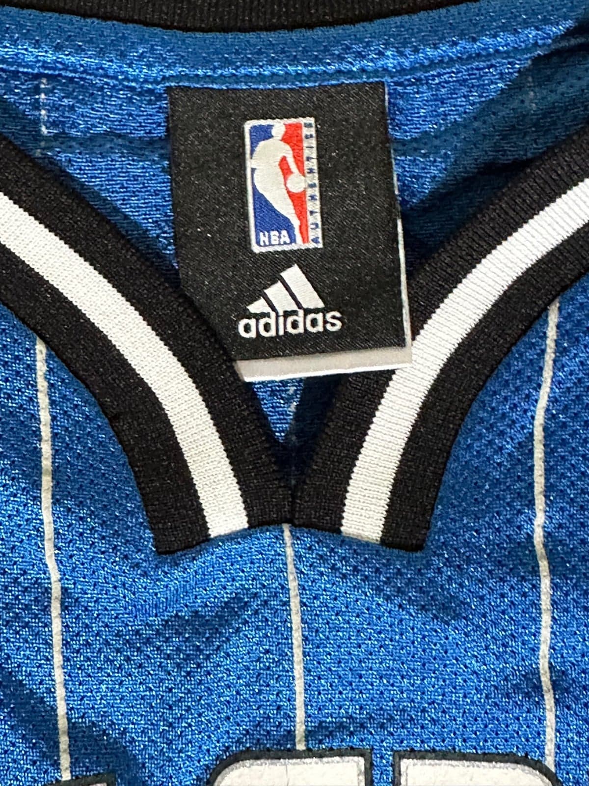 Adidas DWIGHT HOWARD Blue ORLANDO MAGIC Youth Sz Large JERSEY Boys NBA - Thumbnail 4