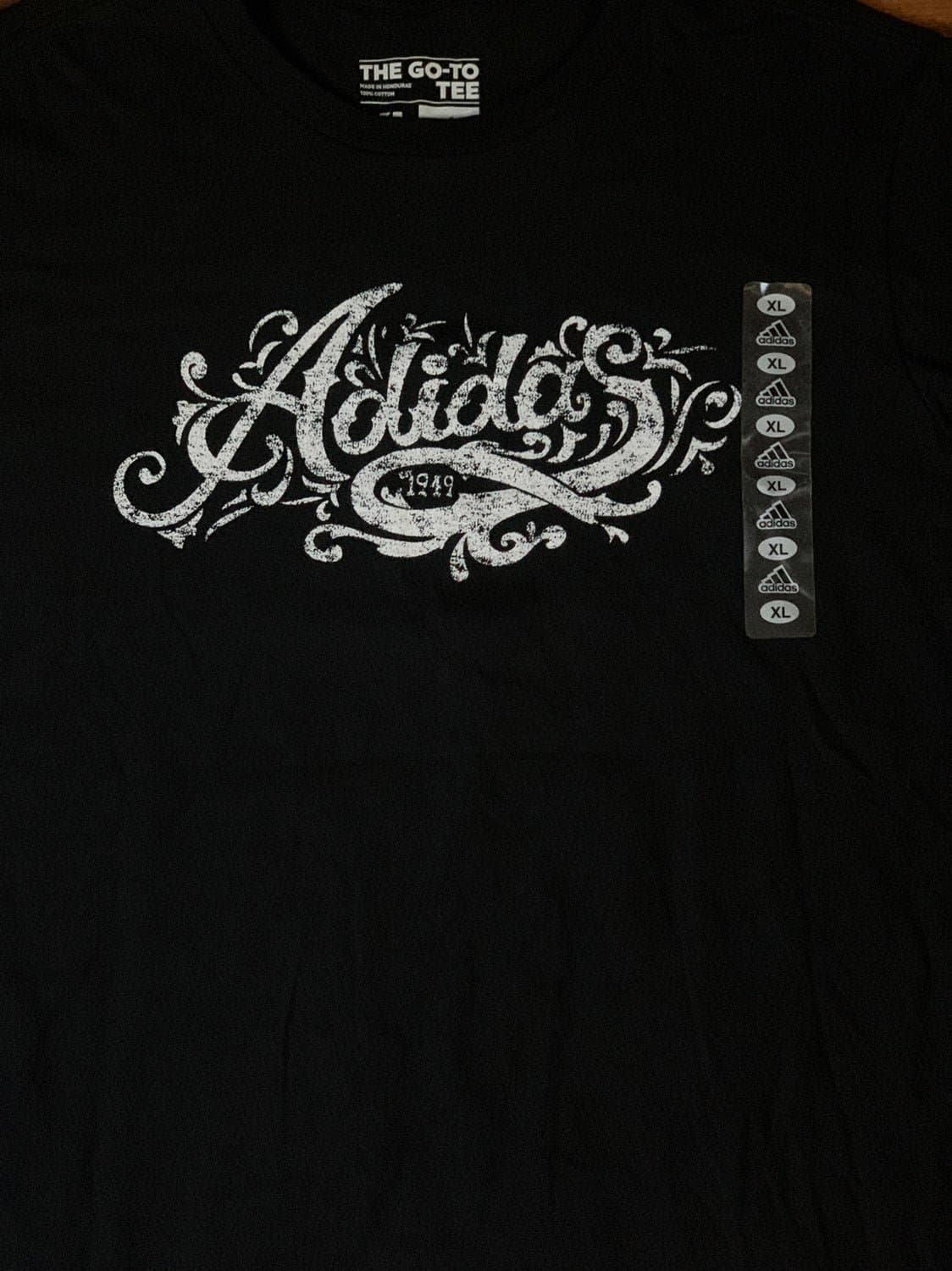 Adidas Spell-Out Graphic Tee Womens XL - Thumbnail 2