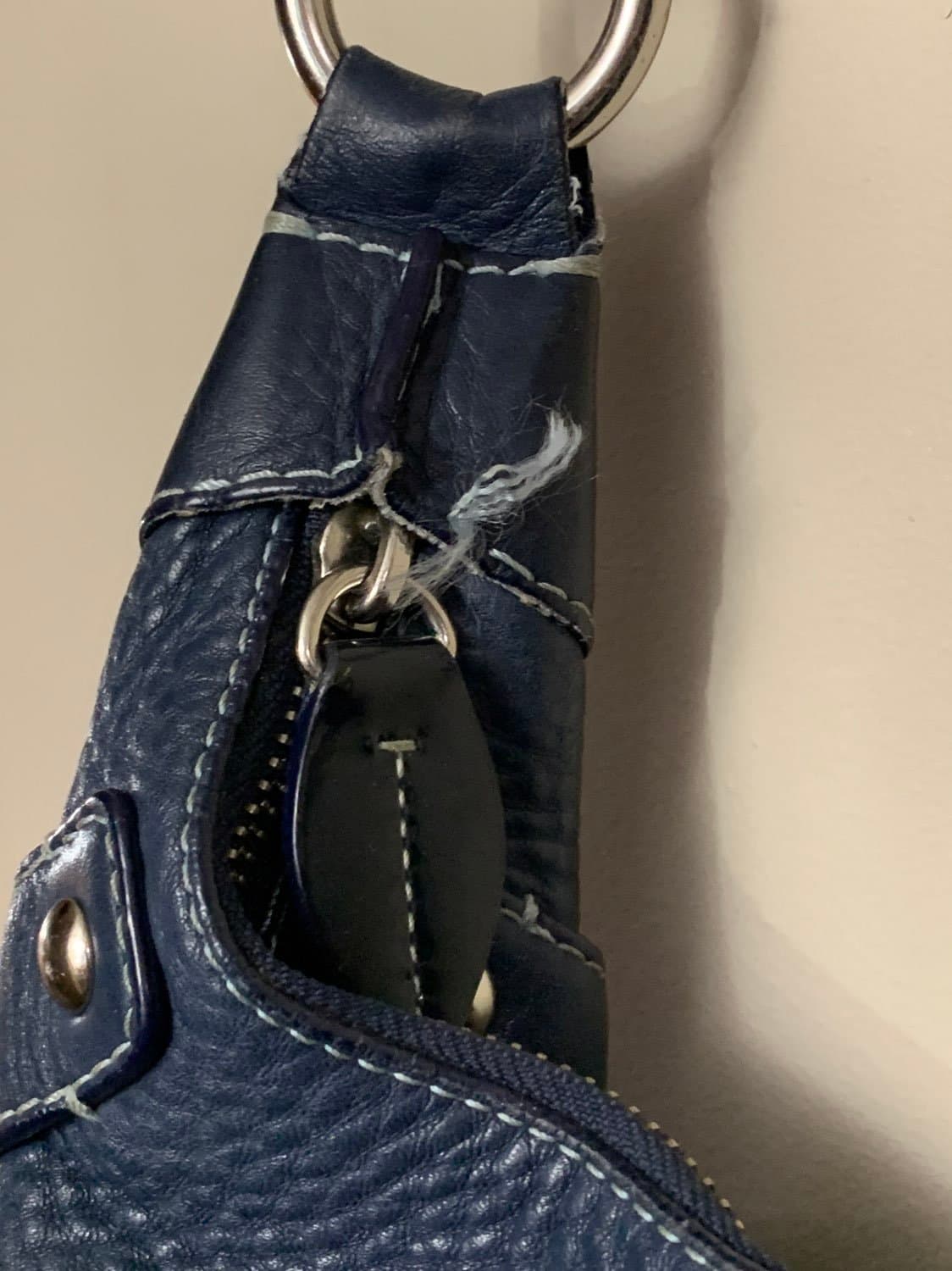 Coach Navy leather Purse - Thumbnail 4
