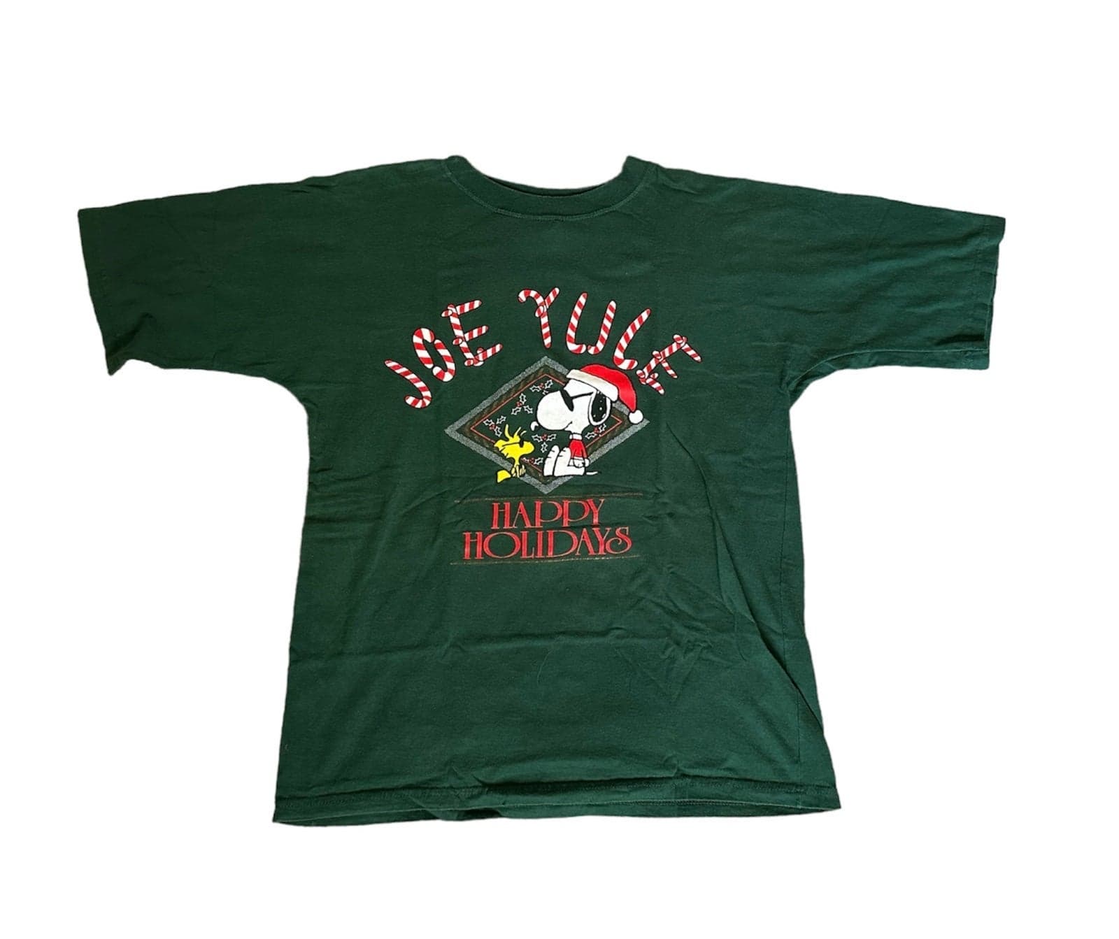T-Shirt Joe Yule Snoopy Christmas Vintage Tee Adult Large Garment Graphics