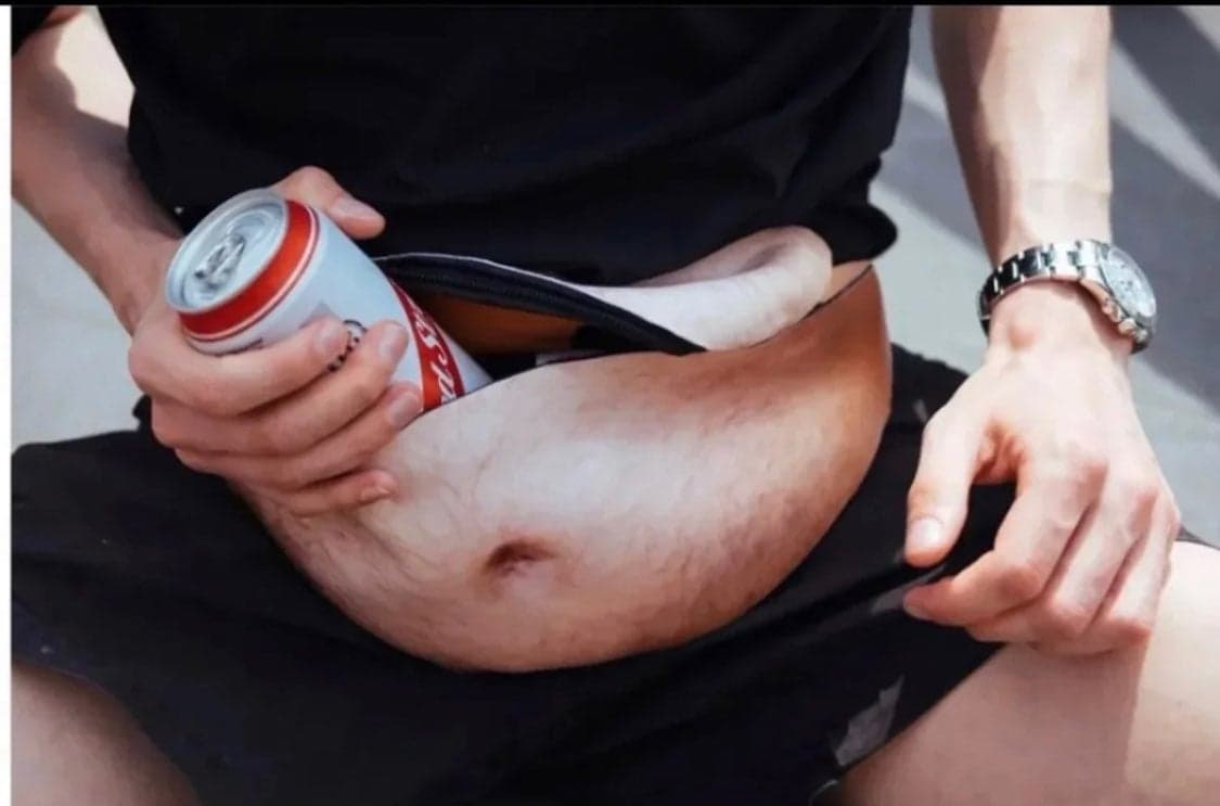 Dad Bag Funny big Belly Fanny Pack Gift - Thumbnail 4