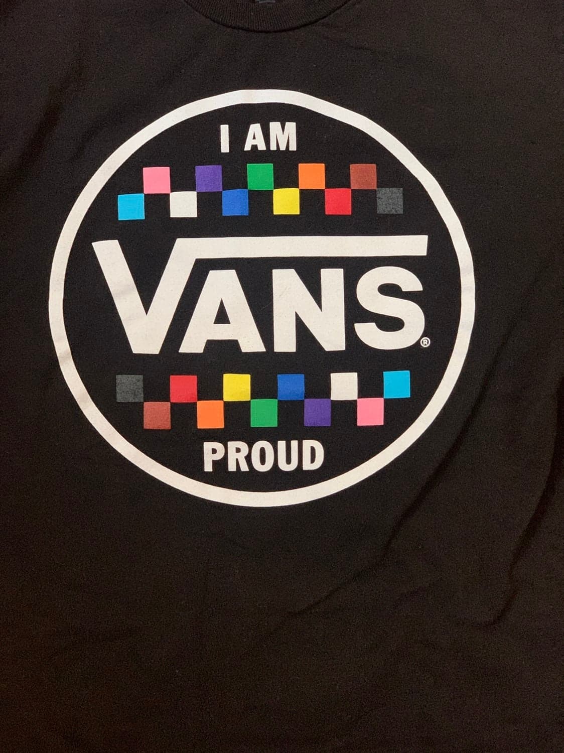 VANS I Am Proud T-Shirt Mens size Small - Thumbnail 2