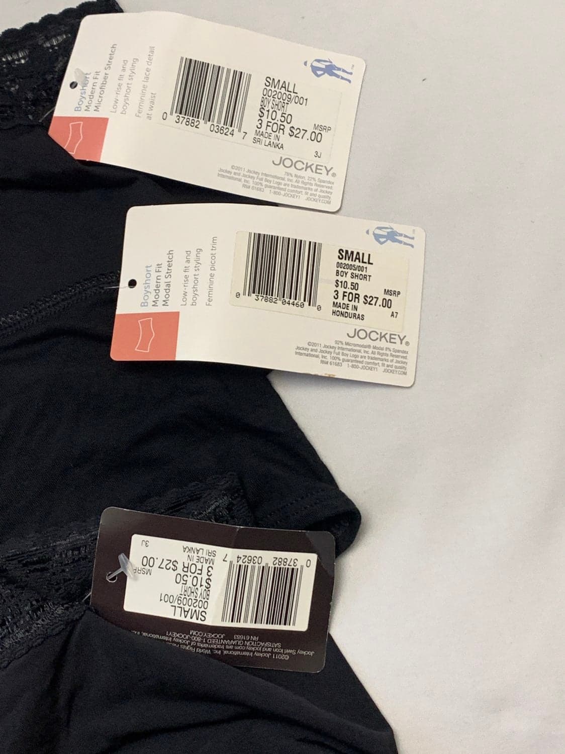 3 Women's Jockey Rachel Zoe Underwear S - Thumbnail 2