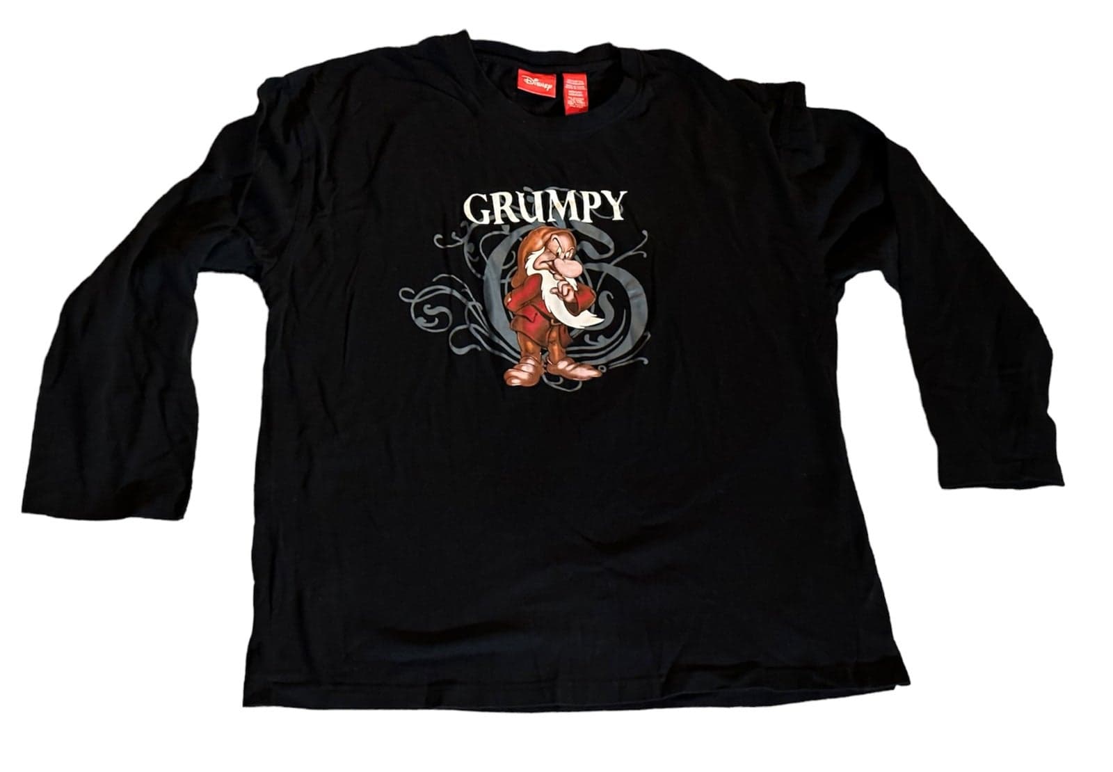Womens Disney Grumpy 3/4 Sleeve Shirt - Thumbnail 2