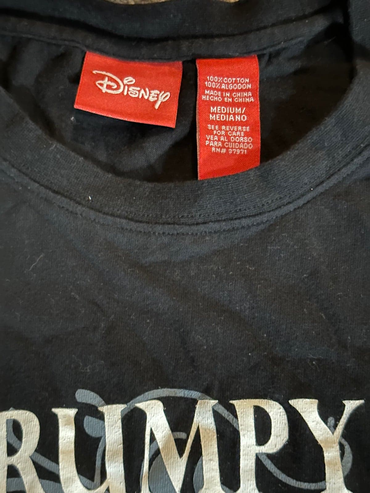 Womens Disney Grumpy 3/4 Sleeve Shirt - Thumbnail 5