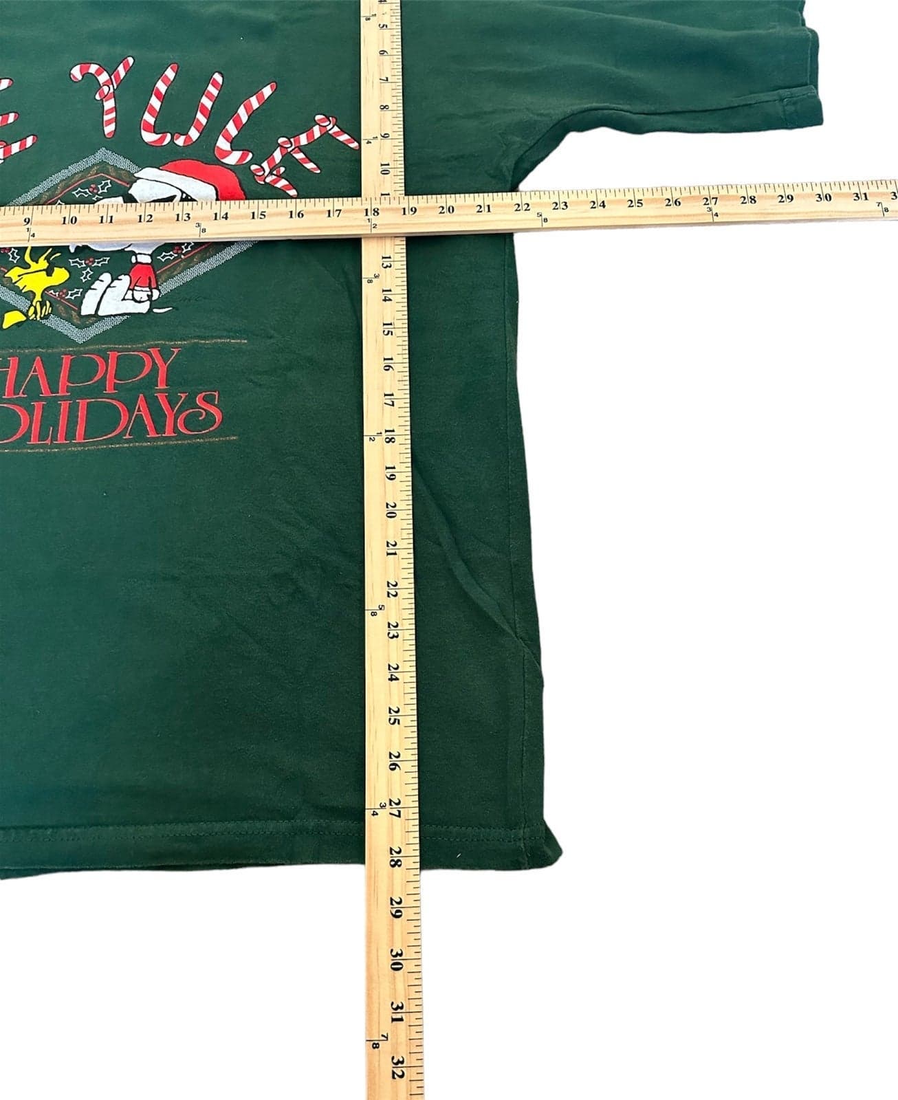 T-Shirt Joe Yule Snoopy Christmas Vintage Tee Adult Large Garment Graphics - Thumbnail 4