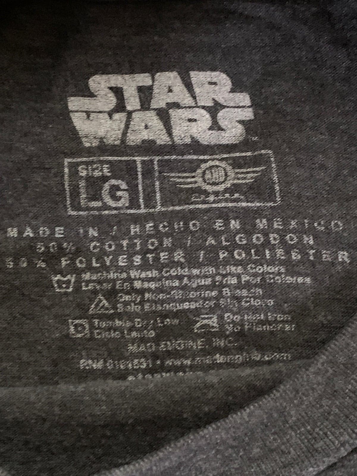 STAR WARS EPISODE VII BOX BATTALION T-SHIRT Men’s Large Mad Engine - Thumbnail 3