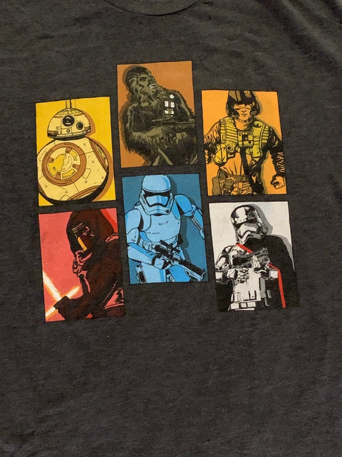 STAR WARS EPISODE VII BOX BATTALION T-SHIRT Men’s Large Mad Engine - Thumbnail 2