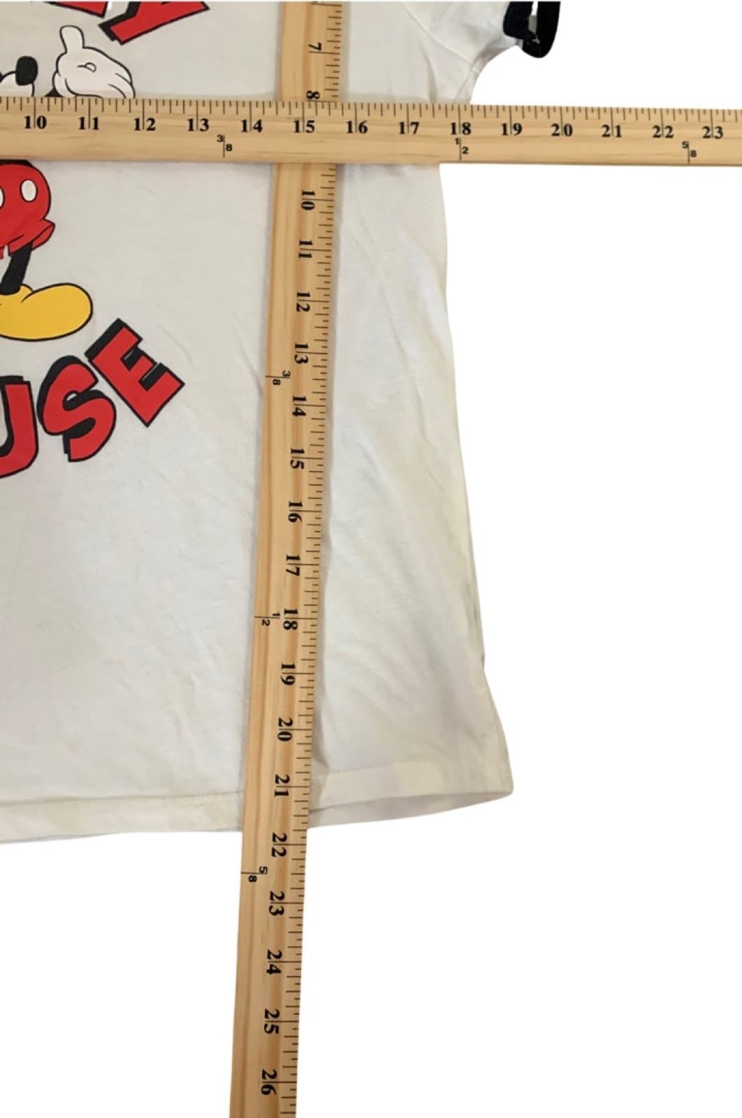 Disney Mickey Mouse graphic Ringer T-Shirt Adult size Medium - Thumbnail 4