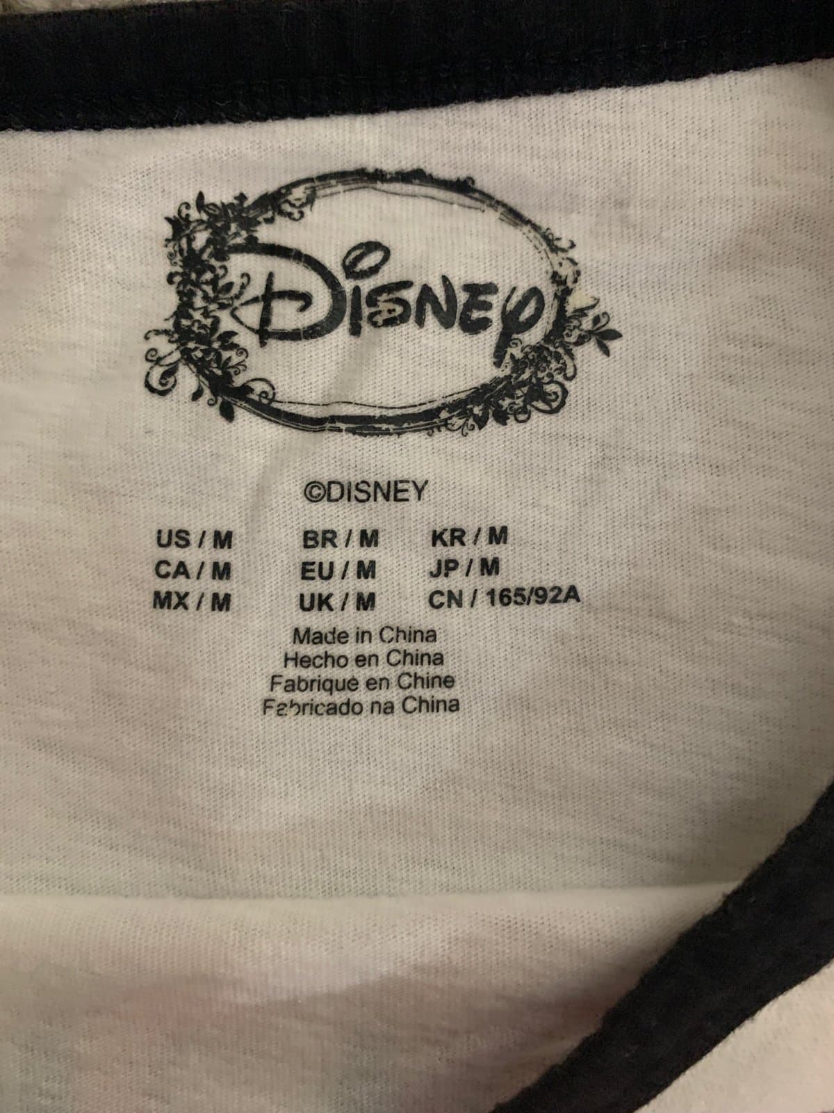 Disney Mickey Mouse graphic Ringer T-Shirt Adult size Medium - Thumbnail 3