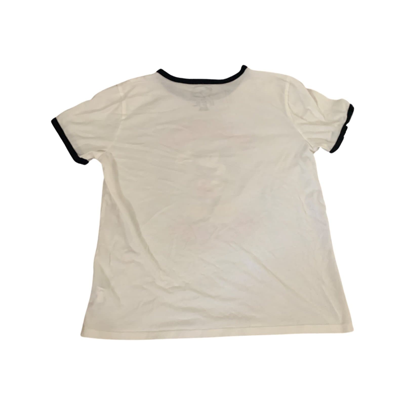 Disney Mickey Mouse graphic Ringer T-Shirt Adult size Medium - Thumbnail 2