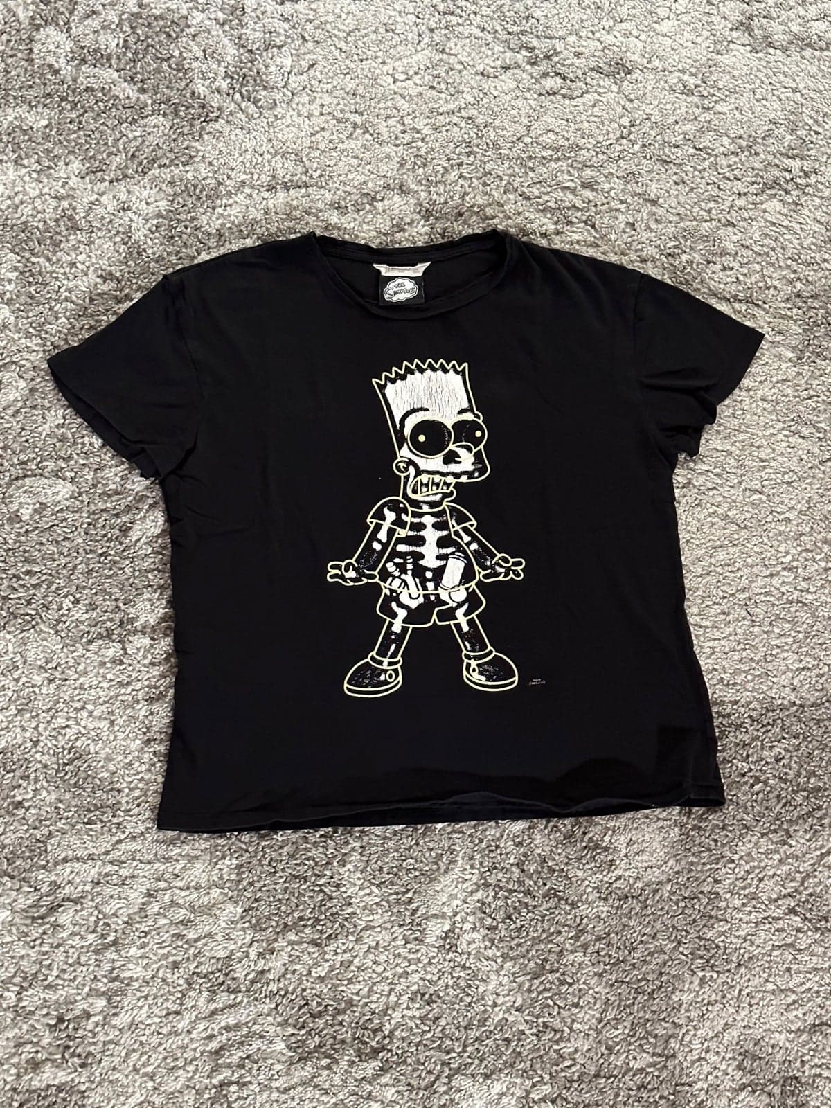 Mango Kids glow in the dark Bart Simpson Shock T-Shirt 11/12