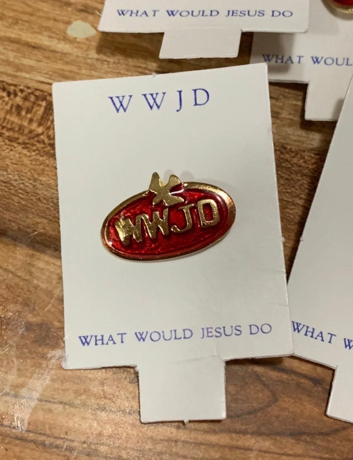 Wholesale Lot 12 WWJD Pins - Thumbnail 2