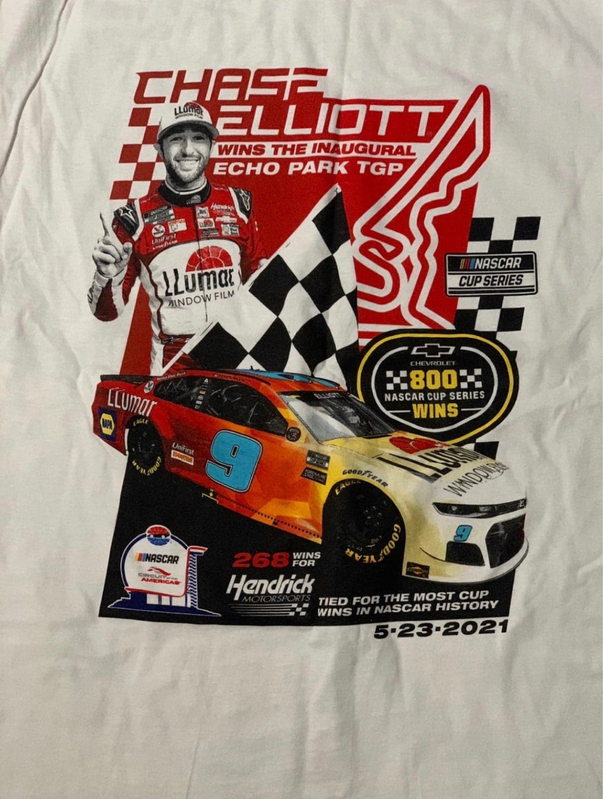 Brand new Nascar chase elliott t-shirt Mens size Large - Thumbnail 2