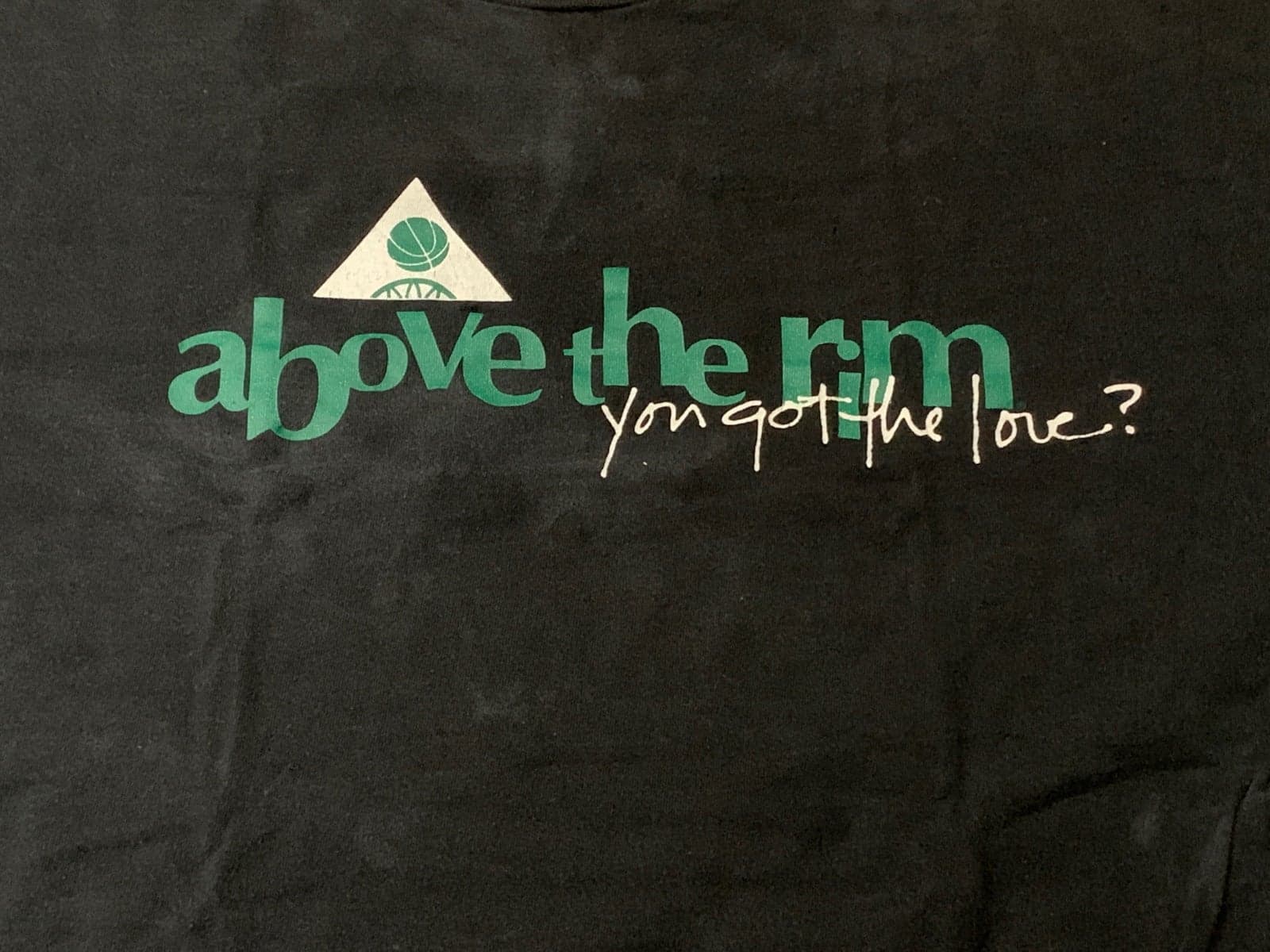 Vintage Single Stitch Above The Rim Basketball Rap Tee Hoopwear - Thumbnail 3