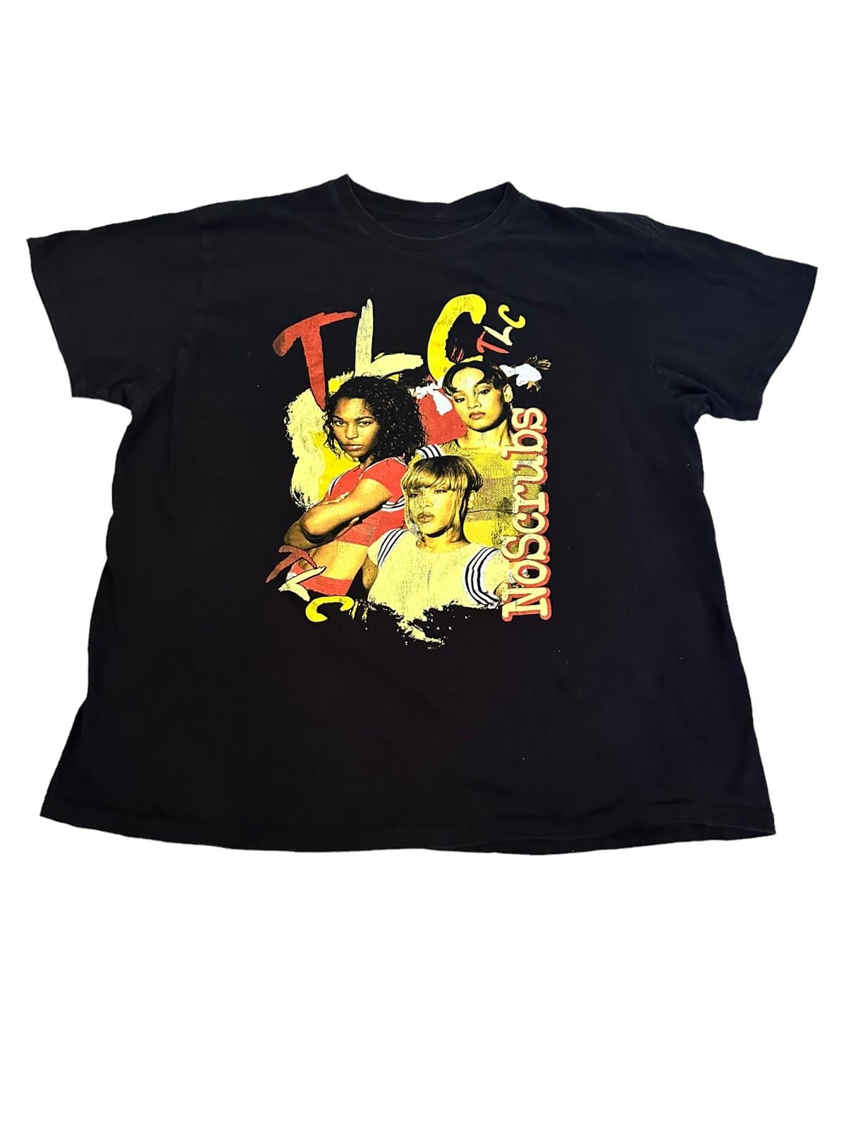 TLC No Scrubs Graphic Retro T-Shirt Womens XL 2X