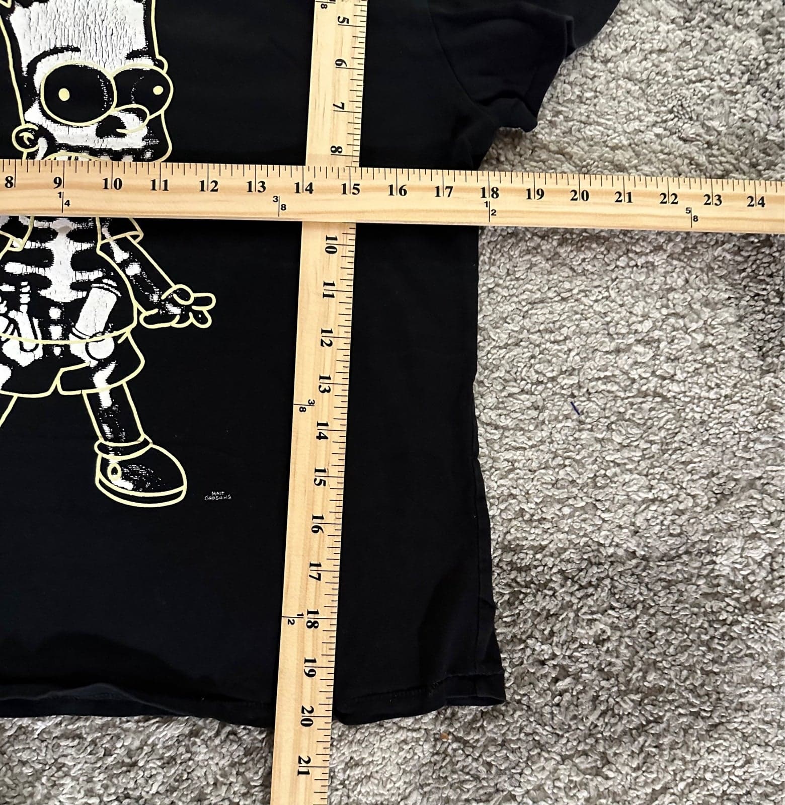 Mango Kids glow in the dark Bart Simpson Shock T-Shirt 11/12 - Thumbnail 3